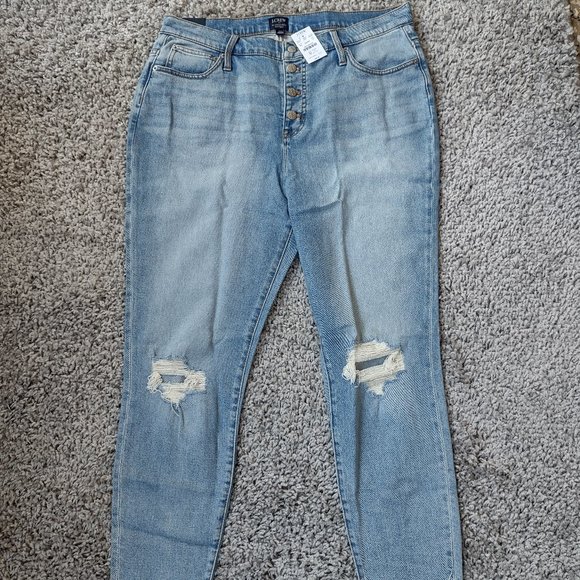 J Crew Jeans High-Rise Skinny Strech